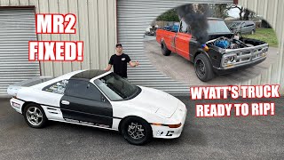 The Mr2 and Wyatts Race Truck Are Back [upl. by Nesyla]