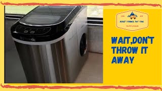 Portable ice maker not working watch this before throwing it away [upl. by Atirahc]