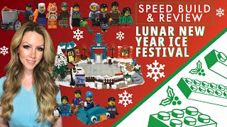 LEGO® Holiday Set 80109 Lunar New Year Ice Festival Speed Build and Review [upl. by Atiuqin]