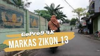 4K Melewati Markas TNI Batalyon Zeni Konstruksi Yon Zikon 13 Jagakarsa [upl. by Oznofla]