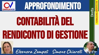 Contabilità del rendiconto di gestione  ZampoliChiarelli 1352023 [upl. by Aihcropal]