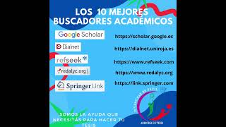 10 mejores buscadores académicos [upl. by Lubow]