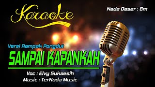 Karaoke SAMPAI KAPANKAH  Elvy Sukaesih [upl. by Cirenoj388]