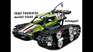 lego technic rc bolide 42065 speed build [upl. by Lehet]