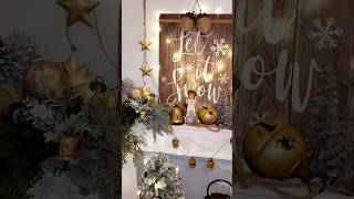 Vintage christmas mantel christmas vintagechristmas homedecor farmhousedecor [upl. by Israel278]