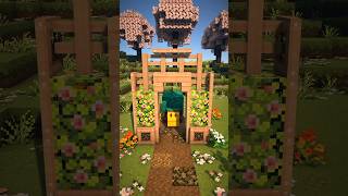 Minecraft Cherry Garden Archway Build Ideas 😍 minecraftbuild [upl. by Eiramoj]