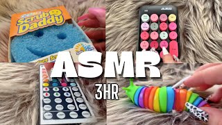 ASMR BUILD UP TAPPING AND SCRATCHING ON RANDOM ITEMS COMPILATION 👑 3 HOURS NO TALKING [upl. by Tran]