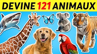 Devine 121 animaux en 3 secondes 🐯⏱️  Facile Moyen Difficile Impossible [upl. by Anitnauq]