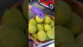 Do you like fresh guava  Fruit Cutting Skills [upl. by Siblee]