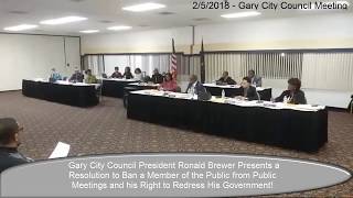 Gary City Council Publicly Ensues Corruptive Practices Despite Warnings [upl. by Dorothi720]