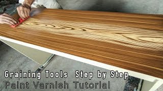 How To Use The Graining Tools Correctly DIY Home Project Step by Step For Beginners [upl. by Adihaj]