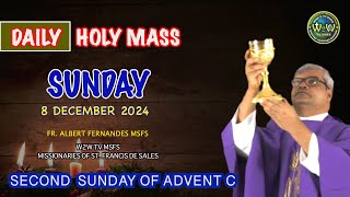 SUNDAY HOLY MASS  8 DECEMBER 2024  SECOND SUNDAY OF ADVENT C by Fr Albert MSFS holymass sunday [upl. by Oflodor]