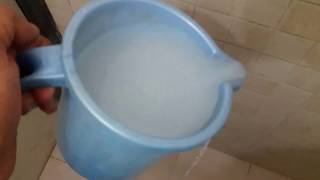 Unhealthy Chlorinated water  Milky white water in tap  Dangerous chemicals in water [upl. by Annai]