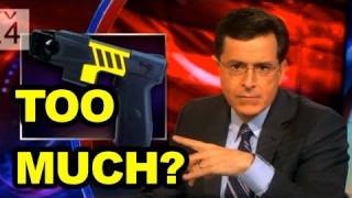 Colbert Cops Say Taser of Innocent Not Excessive [upl. by Euqinorev912]