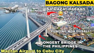 BAGONG KALSADA  MACTAN AIRPORT TO CEBU CITY via CEBU  Cordova Link Expressway  Iconic Bridge [upl. by Yhtomiht]