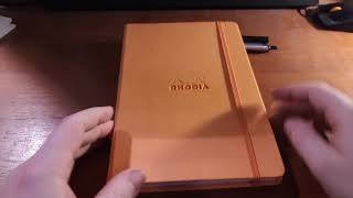 Rhodia Webnotebook A5 Dot Grid Review [upl. by Ylrebmik]