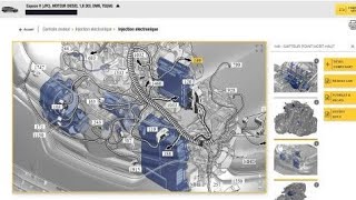 dialogys logiciel renault fiche technique voiture réparation diagnostic couple de serrage 15 dci [upl. by Vera]