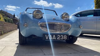 A quick test drive in a 1959 Austin Healey Frogeye Sprite [upl. by Enninaej]