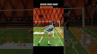 🏸 Viktor Axelsens Insane Cross Court Defense 🔥 Masterclass in Action axelsen badminton yonex [upl. by Burty374]