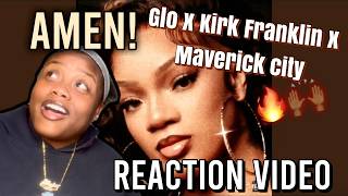 GLO AND GOSPEL  GLORILLA  RAIN DOWN ON ME FEAT KIRK FRANKLIN MAVERICK CITY MUSIC REACTION [upl. by Najar261]