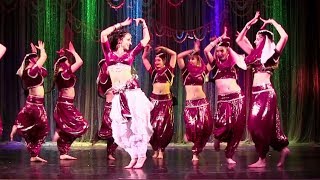 Le Le Maza Le Indian Dance Group Mayuri Russia [upl. by Arihsak]