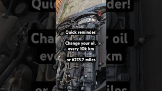 A quick reminder to change your oil in time diesel turbodiesel commonrail repair mechanic [upl. by Aliled]