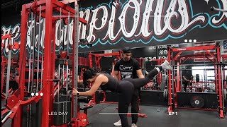 GYM Vlog growing my glutesagain [upl. by Nevar]