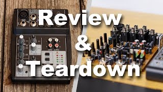 BEHRINGER XENYX 502 Mixer Review amp Teardown [upl. by Henrietta]