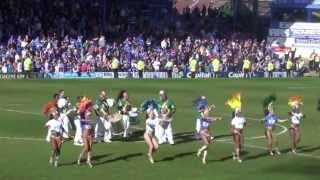 Pompey 2013 Lap Of Honour chants action amp girls [upl. by Hareehahs]