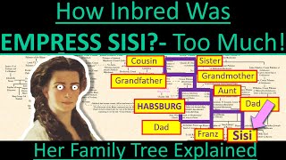 How INBRED Was EMPRESS SISI Her Inbred Family Tree Explained Mortal Faces [upl. by Surazal699]