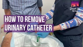 Urinary Catheter Removal  How to Remove Urinary Catheter  Desert Sky Urology by Dr Lauren Byrne [upl. by Kammerer]