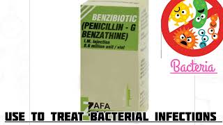 Benzibiotic IM injection  Penicillin G benzathine overviewdosage antibioticsbacterialinfections [upl. by Siddra]