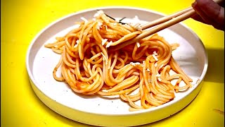 Red Spaghetti Pasta Recipe food youtubevideos devchef [upl. by Nah]