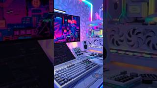 Insane Minimalist Gaming Setup 2024  Clean amp PowerfulRGBSetup shorts viralvideo gamerlife [upl. by Blatt253]