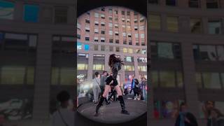 kpop in times square whipl⚙️sh aespa whiplash kpopdance kpop kpopinpublic dance [upl. by Tatiania]