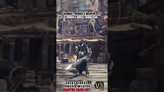 Girros Armor amp Weapon Set  MHW Iceborne monsterhunter gaming girros armor weapon [upl. by Asselim]