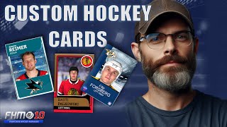 Create Your Own Ice Hockey Cards for FHM  Tutorial [upl. by Amado952]