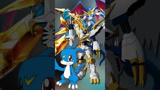 WOW TIGA EVOLUSI VEEMON MENJADI ROYAL KNIGHT anime animedigimon digimonseries shorts [upl. by Assilla818]