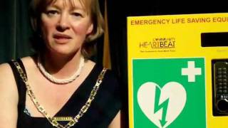 Community Heartbeat Defibrillators Interview with West Lancashire Mayoress Sue Murrin Bailey [upl. by Glenn794]