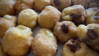 FRITTELLE VENEZIANE ripiene alla crema  RICETTA BIMBY [upl. by Nivk]