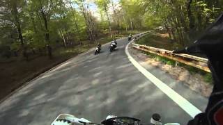 Husqvarna SMR 510 chasing Austria biker [upl. by Olram]