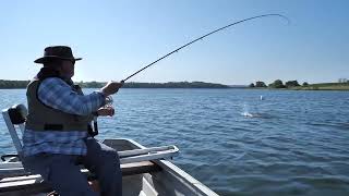 Eyebrook Trout Fishery Damsel Feeders [upl. by Caddaric]