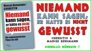 Niemand kann sagen er hätte es nicht gewusst  Correctiv amp Marcus Bensmann Hörbuch auf Deutsch [upl. by Kcirad]