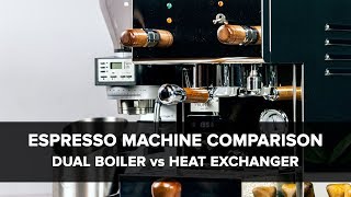 Espresso Machine Comparison Dual Boiler vs Heat Exchanger [upl. by Mozza]