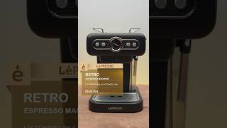 LePresso Retro Espresso Boiler Machine – Barista at Home LePresso CoffeeLovers Espresso [upl. by Nahs]