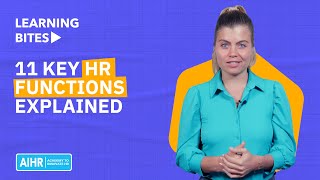 11 Key HR Functions Explained 2023 [upl. by Azriel]