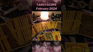 Aries Tarot Card Reading for FEBRUARY 2024 ✨🎊 [upl. by Hijoung]