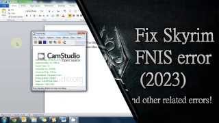 How to installfix FNIS mod for Skyrim PC [upl. by Engel909]