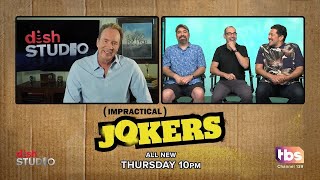 Impractical Jokers new season new channel TBS DISH Studio exclusive interview impracticaljokers [upl. by Lipinski]