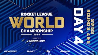 Rocket League World Championship 2024  Day 4  Swiss Round 3 4 amp 5 [upl. by Chas]